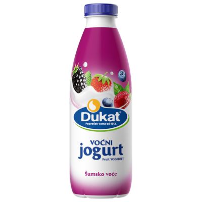 JOGURT VOĆNI ŠUMSKO VOĆE 1kg DUKAT