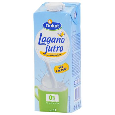 MLIJEKO LAGANO JUTRO 0% 1L DUKAT