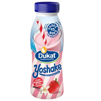 YOSHAKE JAGODA VANILIJA 300g DUKAT