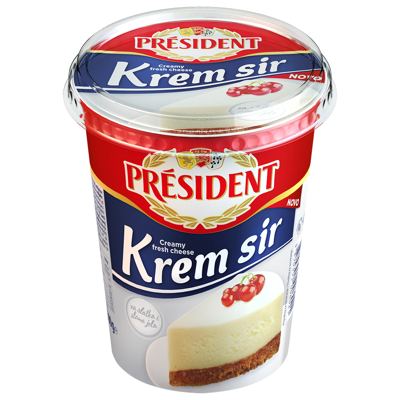 President krem svježi sir 500 g