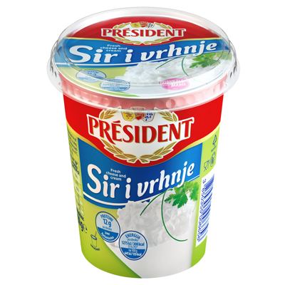 PRESIDENT SIR I VRHNJE 450g