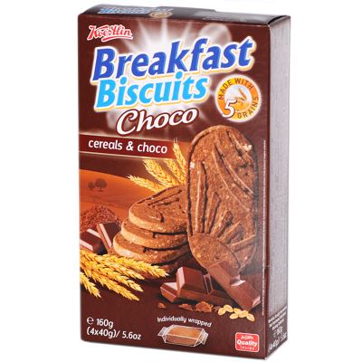 BREAKFAST BISCUIT CEREALS CHOC.160G