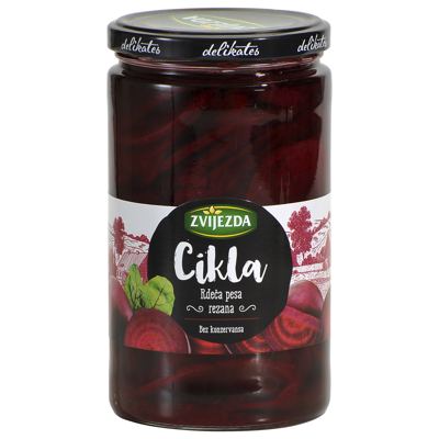 CIKLA 670g ZVIJEZDA ocijeđene mase 360g