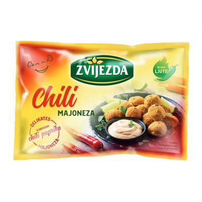 MAJONEZA CHILLI VREĆICA 85g ZVIJEZDA