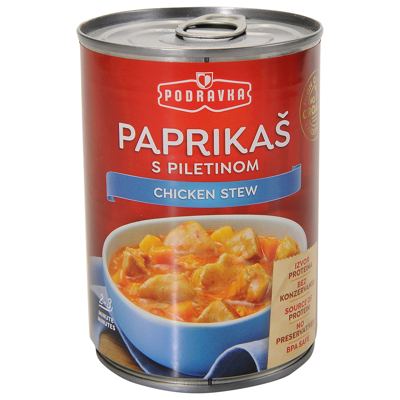 PAPRIKAŠ S PILETINOM 400 g (15/1) PODRAVKA