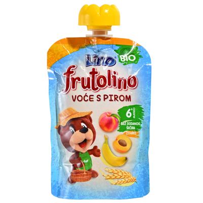 FRUTOLINO VOĆE SA PIROM POUCH 100g