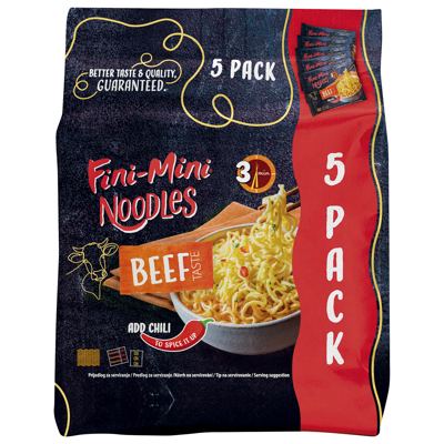 FINI MINI GOVEĐI NOODLES 375g