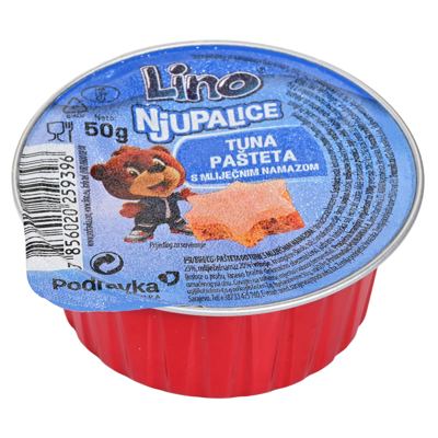LINO TUNA PAŠTETA S ML.NAMAZ 50g