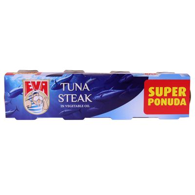 TUNA STEAK U BILJNOM ULJU 4X80 g EVA