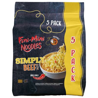 FINI-MINI SIMPLY BEEF 355g NOODLES