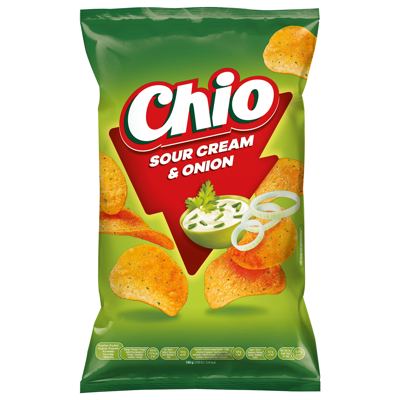 ČIPS SOUR CREAM&ONION 130GR CHIO
