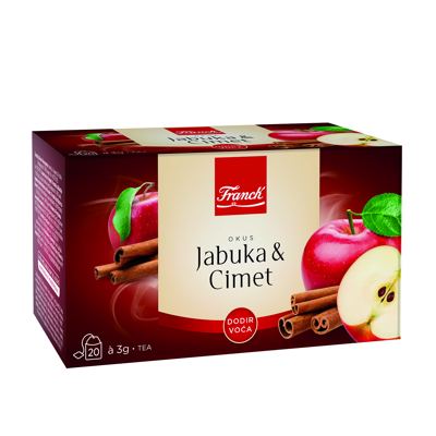 ČAJ FRANCK JABUKA-CIMET 60 g OMOT