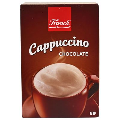 CAPPUCCINO FRANCK 144g ČOKOLADA KUTIJA.