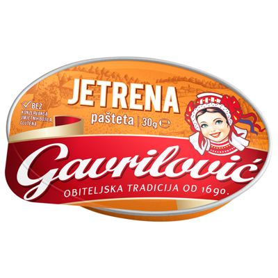 PAŠTETA JETRENA 30 g GAVR.