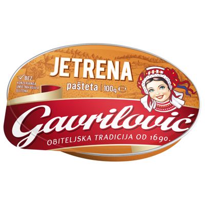 PAŠTETA GAVRILOVIĆ 100g JETRENA