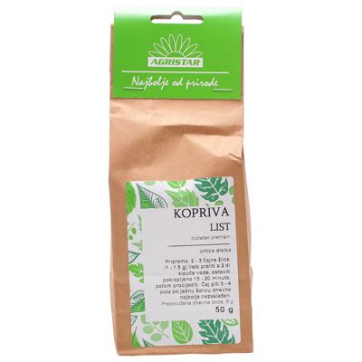 ČAJ KOPRIVA LIST 50 g AGRISTAR