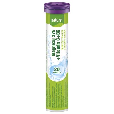 Naturel šum.tablete Mg+vit.C+vit.B6 20k.