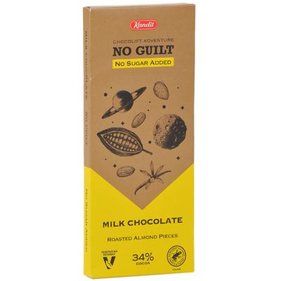 ČOKOLADA KANDI ALMOND NO ADDED SUGAR 80 g
