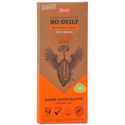 ČOKOLADA KANDI DARK NO ADDED SUGAR 80 g