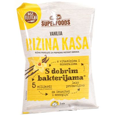 RIŽINA KAŠA VANILIJA 60g SUPERFOODS