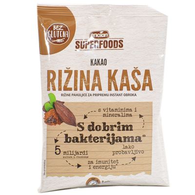 RIŽINA KAŠA KAKAO 60g SUPERFOODS