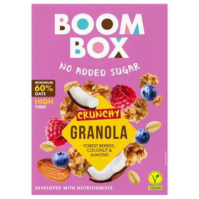 GRANOLA ZOBENA BOOM BOX 300G ŠUMSKO VOĆE - KOKOS - BADEM