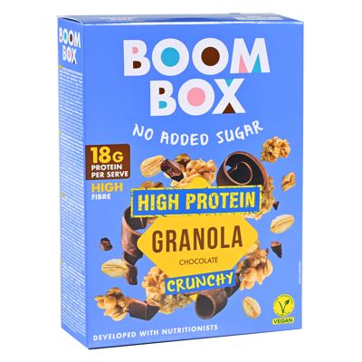OVSENA GRANOLA BOOM BOX HIGH PROTEIN ČOKOLADA 300G