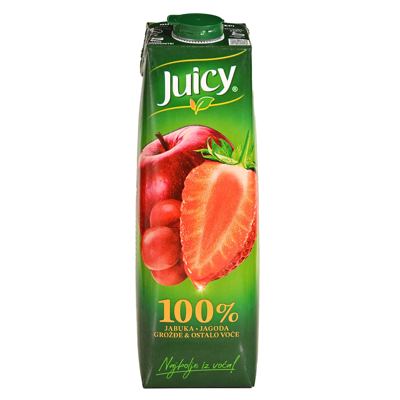 JUICY 100% JAGODA 1L