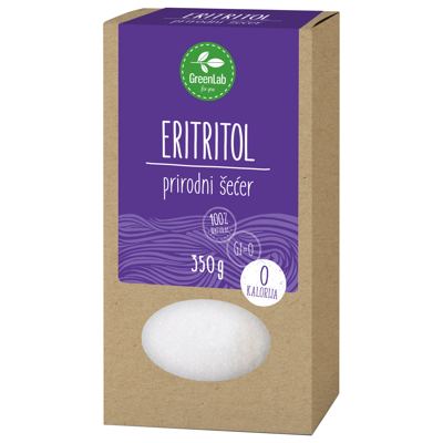 GreenLab Eritritol prir. sladilo 350g
