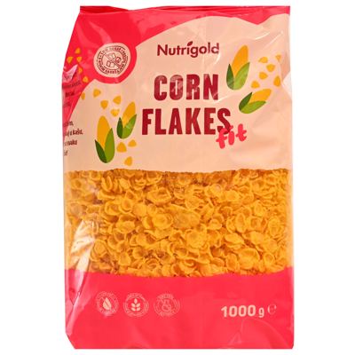 CORNFLAKES FIT BEZ DODANOG SECERA 1000 G NUTRIGOLD