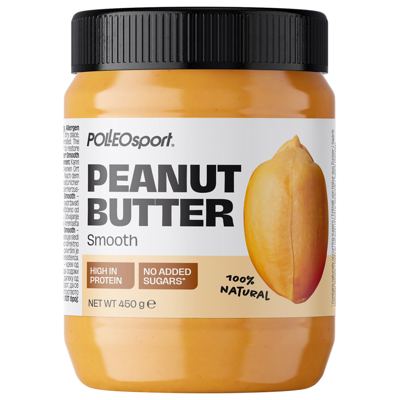 POLLEO PEANUT BUTTER PROSERIES 450G -6/1- SMOOTH