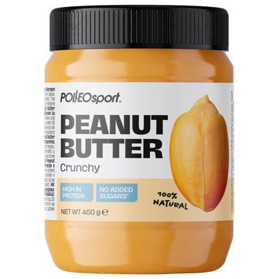 POLLEO PEANUT BUTTER PROSERIES 450G -6/1- CRUNCHY