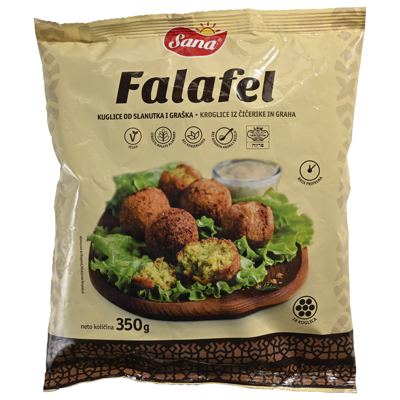 FALAFEL KUGLICE SLANUTAK/GRAŠAK 350 g SANA