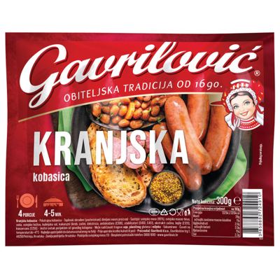 GAV.KRANJSKA KOBASICA 300g VP