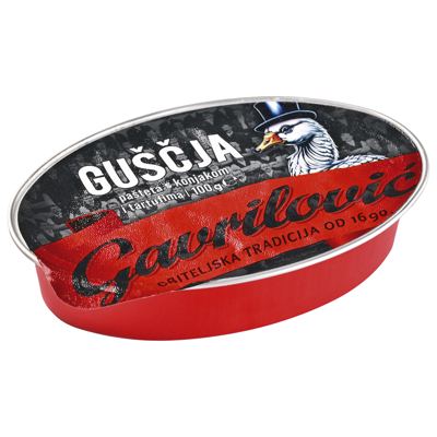 N-PAŠTETA GAV GUŠČJA 100G KONJAK I TARTUFI -16/1-