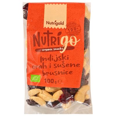 IND ORAŠČIĆ I BRUS BIO SNACK 100 g NUTRIGOLD