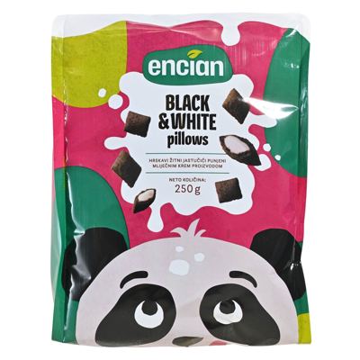 *NE*PILLOWS BLACK&WHITE 250g ENCIAN