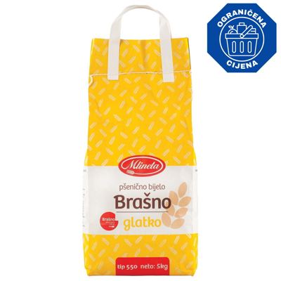 BRAŠNO GLATKO T-550 5KG MLINETA