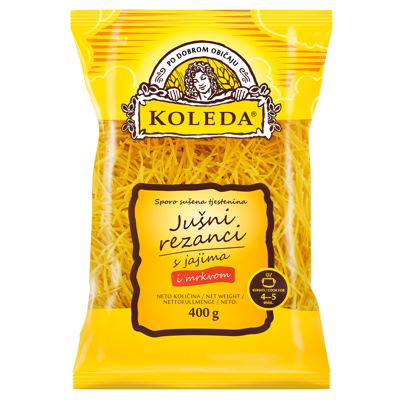 REZANCI JUŠ.JAJA I MRKVA 400g KOLEDA