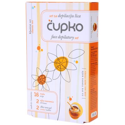Čupko Classic trake za depil.lica 16 kom