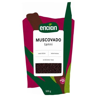 ŠEĆER SMEĐI 500g MUSCOVADO ENCIAN