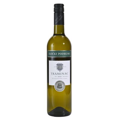 VINO BELO TRAMINAC 0.75L ILOČKI PODRUMI