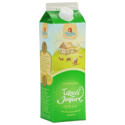 JOGURT TEKUĆI 3,2% m.m. 1 l VERONIKA