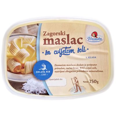 MASLAC SA CVIJETOM SOLI 250g VERONIKA