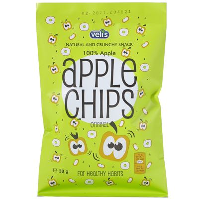 Velis Čips od jabuke original 30 g