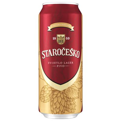 N-*PIVO STAROČEŠKO 0.50L -24/1- LIMENKA