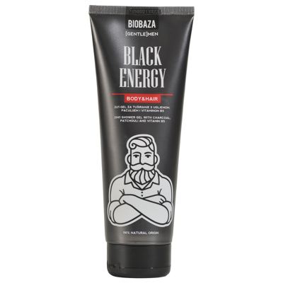 GEL ZA TUŠIRANJE BLACK ENERGY BIO BAZA 220ML