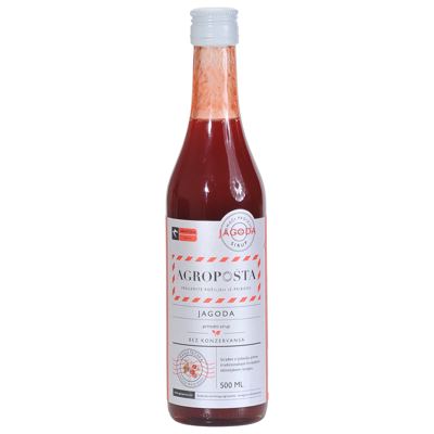 0,5L AGROPOŠTA SIRUP JAGODA