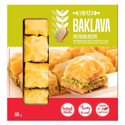 DOMAĆA BAKLAVA PISTACIO 500 g NUBAKE