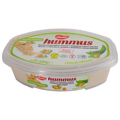HUMMUS ZELENA PAPRIKA 250g